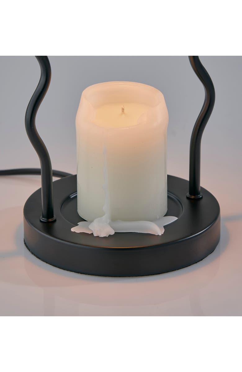 ADESSO LIGHTING Twirl Candle Warmer Lamp, Alternate, color, Black