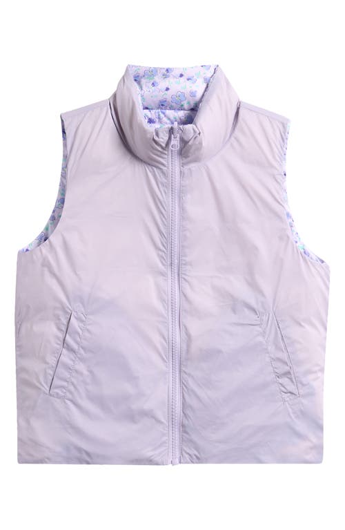 Calonie Casey Reversible Down Puffer Vest In Animal Print