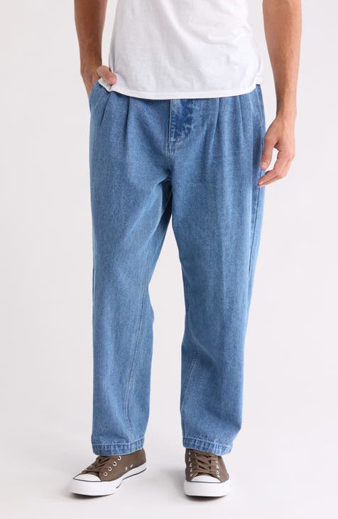 Fubar Pleated Cotton Twill Pants