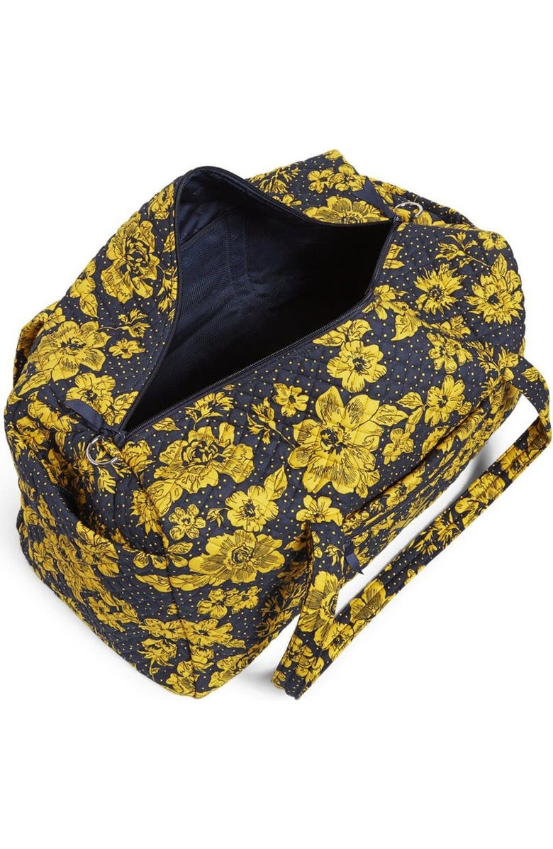 VERA BRADLEY West Virginia Mountaineers Rain Garden Large Travel Duffel Bag, Alternate, color,