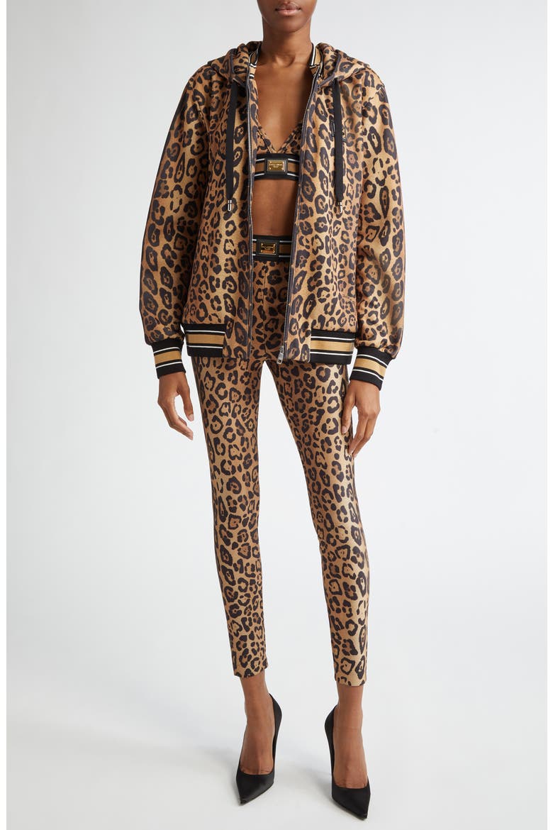 Leopard Print Leggings, Alternate, color, LEOPARD