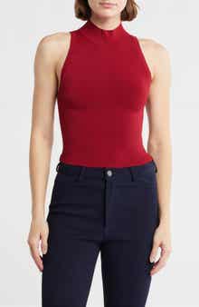 Alice + Olivia Rydel Mock Neck Sweater Tank