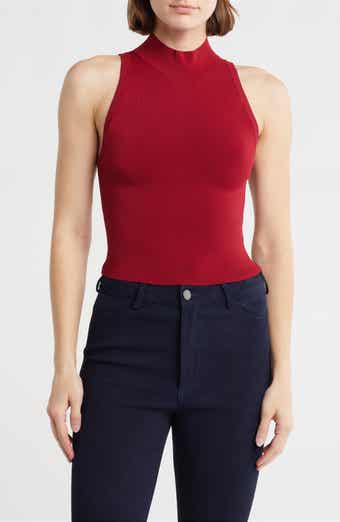 Alice + Olivia Rydel Mock Neck Sweater Tank