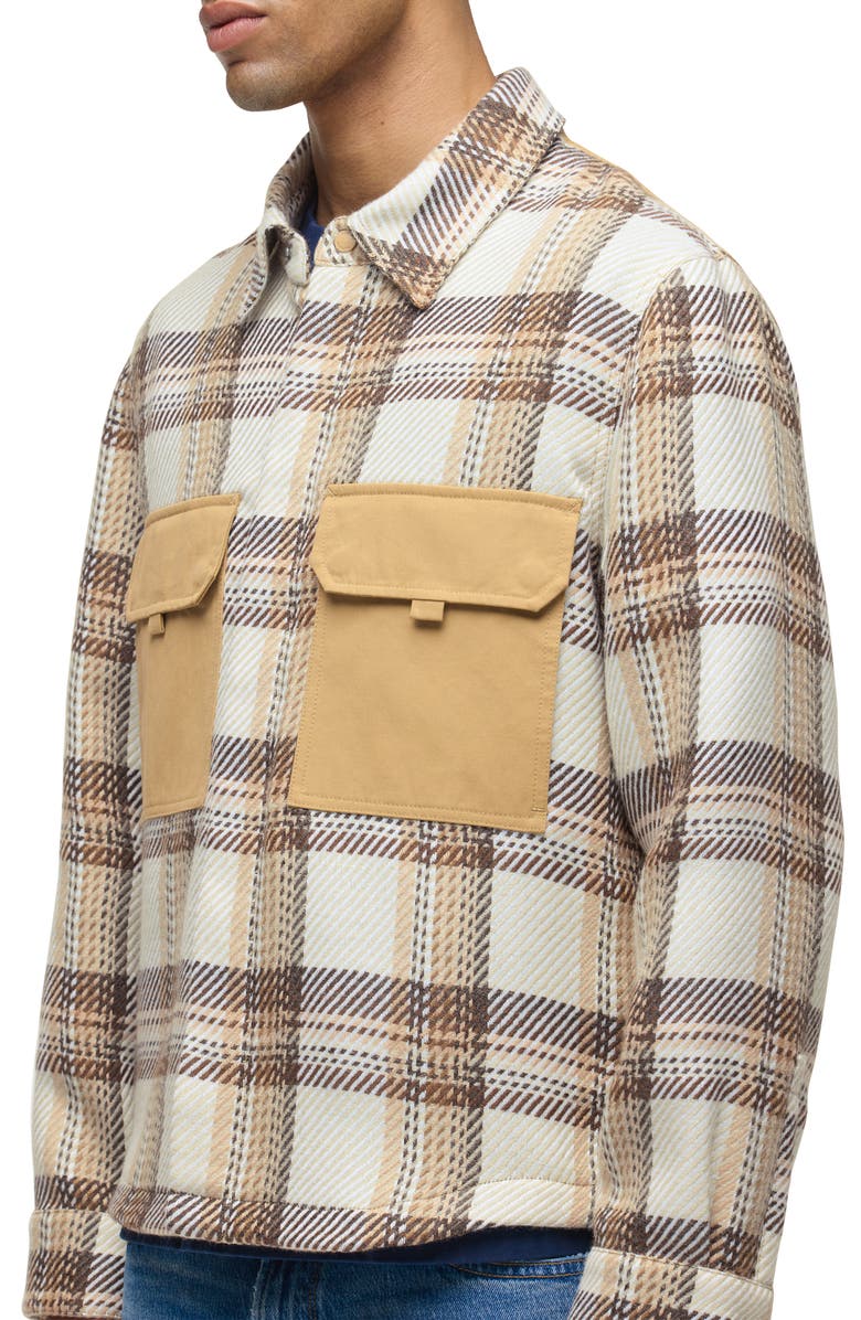 Hudson Jeans Plaid Shirt Jacket, Alternate, color, Lexington
