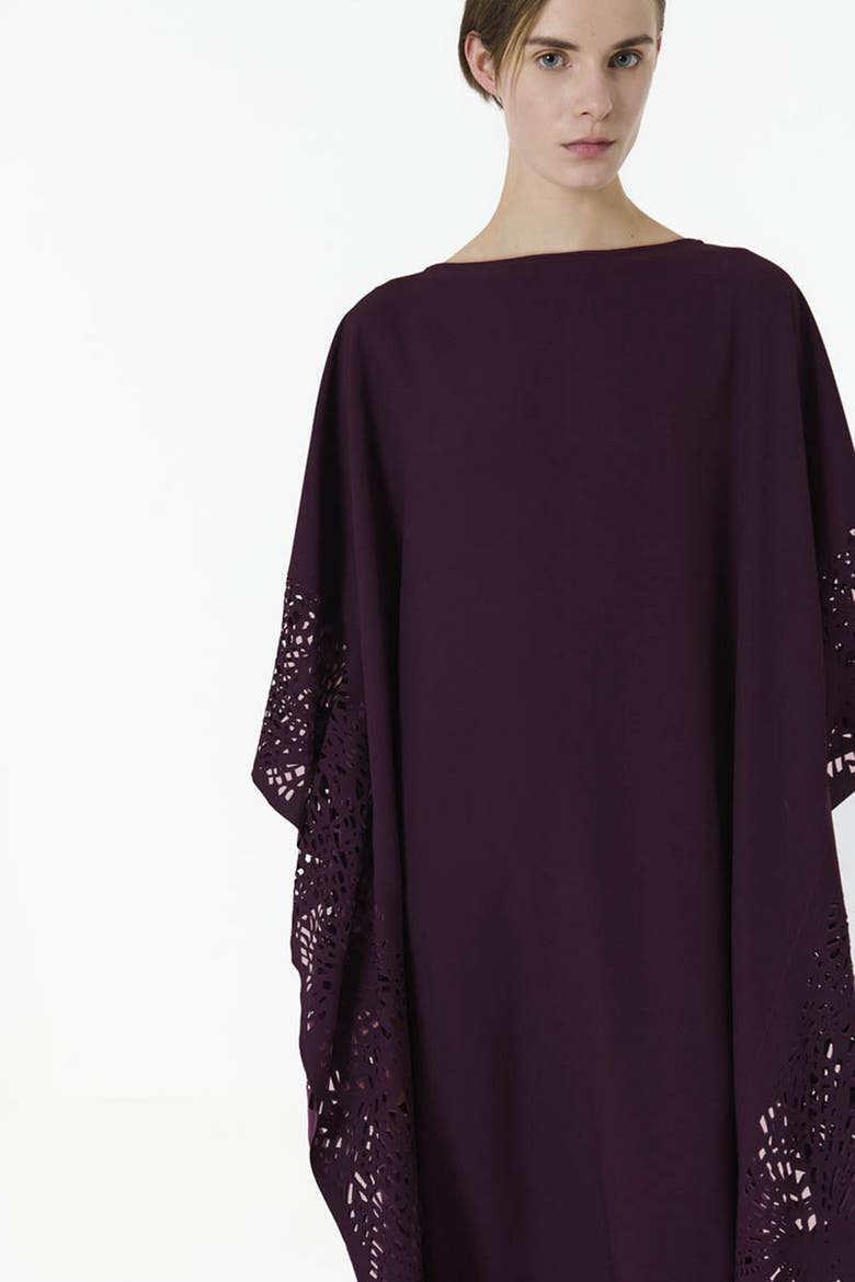 Laser-Cut Kaftan, Alternate, color, Purple