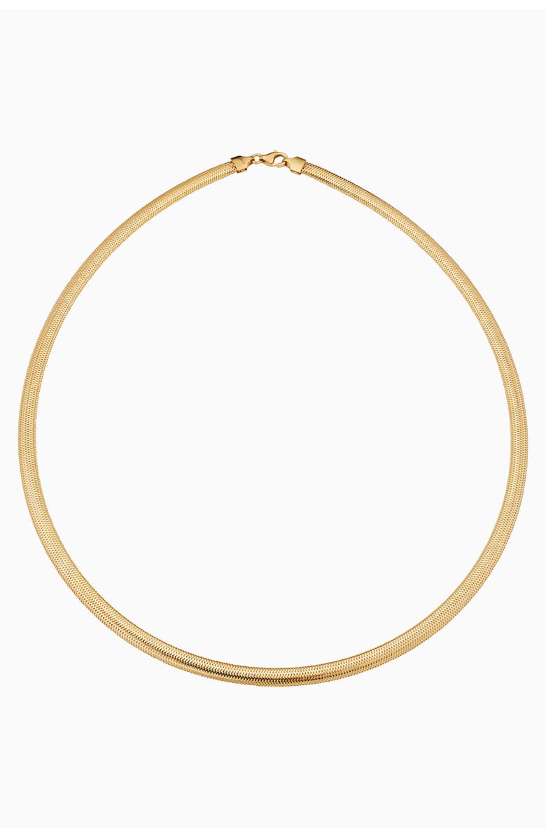 Oradina 14K Gold Mesh Glamour Necklace, Main, color,