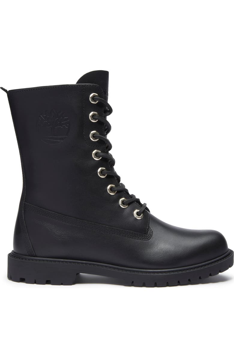 Timberland Premium 8-Inch Waterproof Leather Boot, Alternate, color, Black Full Grain