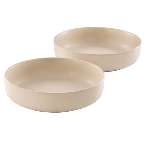 Bryant Park 2 Piece 8 Inch Stoneware Dinner Bowl Set