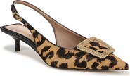 Sam Edelman Kammie Slingback Pointed Toe Kitten Heel Pump
