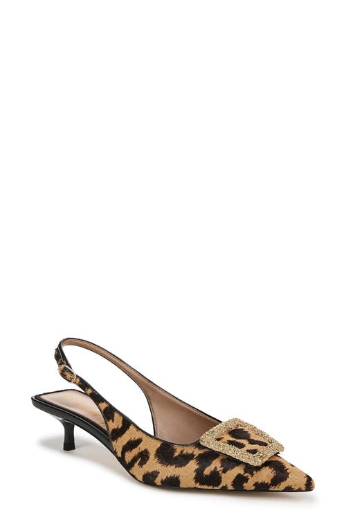 SAM EDELMAN SAM EDELMAN KAMMIE SLINGBACK POINTED TOE KITTEN HEEL PUMP