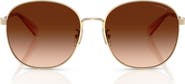 COACH 55mm Round Sunglasses