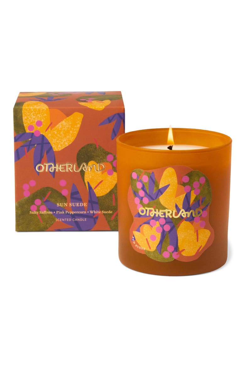Sun Suede Scented Candle, Alternate, color, SUN SUEDE