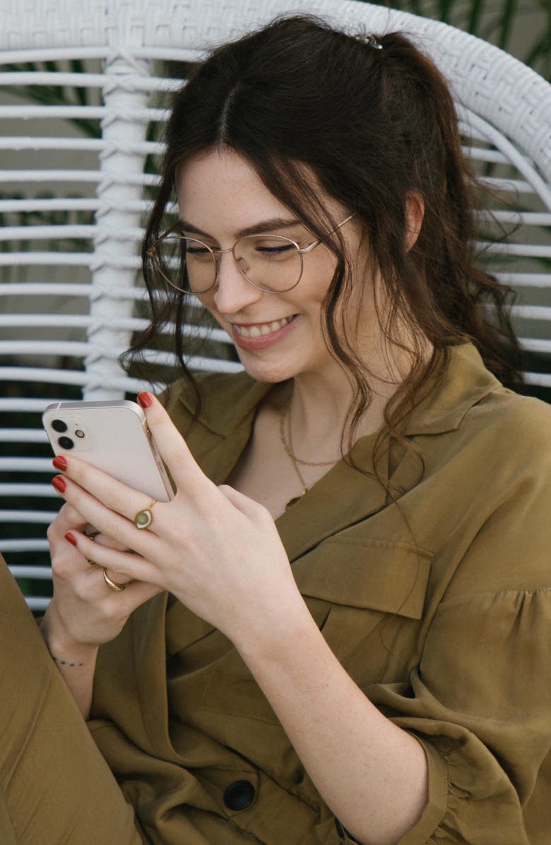 Gemma Styles Focus 53mm Blue Light Blocking Optical Glasses, Alternate, color, 