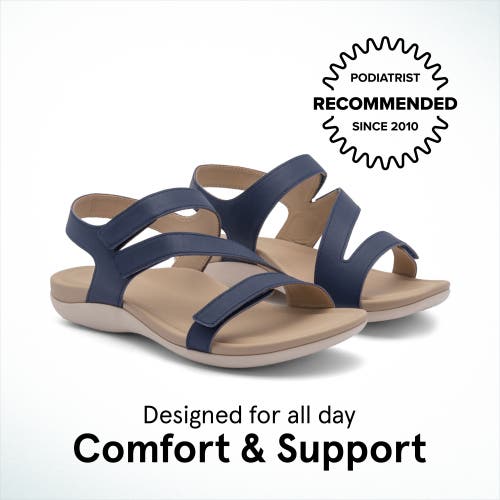 Abeo Oasis Sandal In Navy - Regular