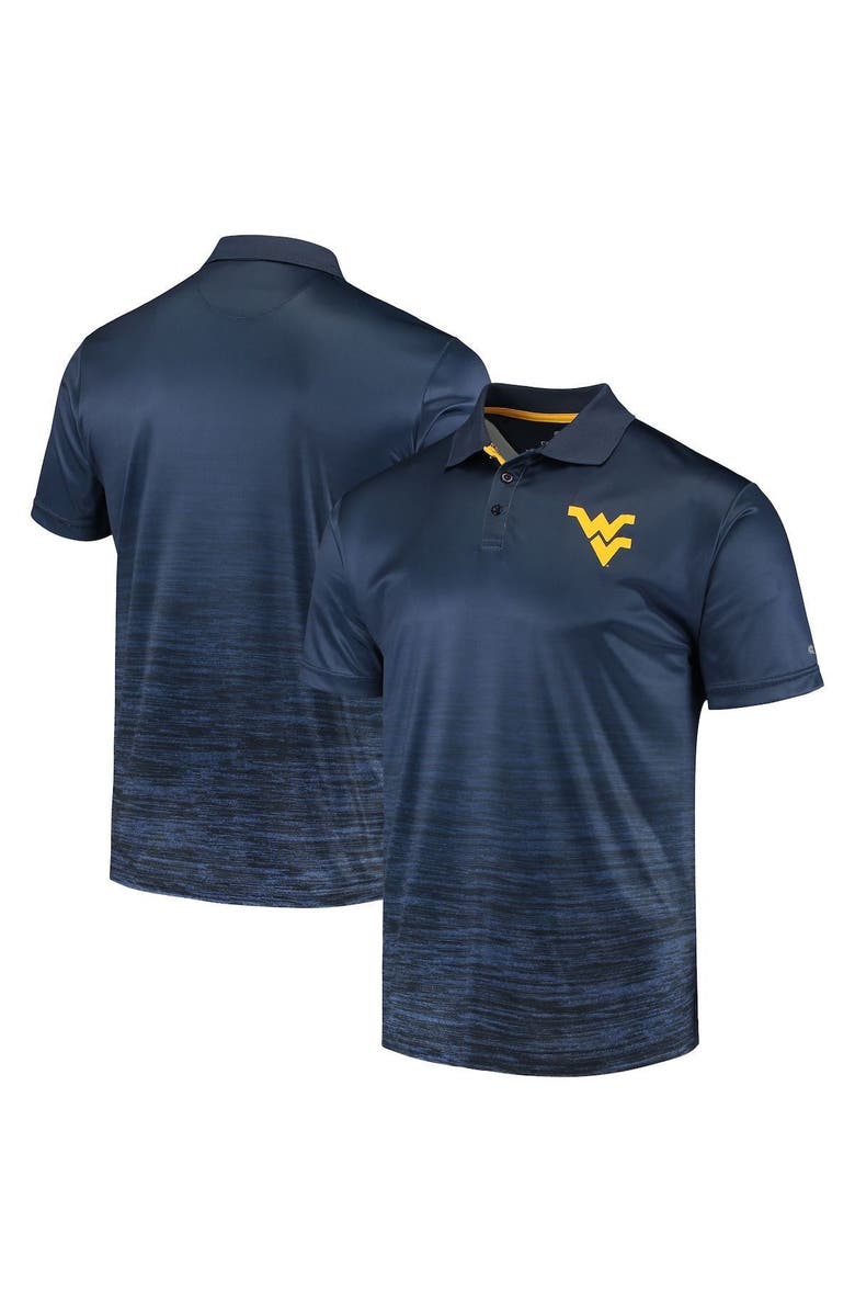 COLOSSEUM Men's Colosseum Navy West Virginia Mountaineers Marshall Polo, Alternate, color, Navy