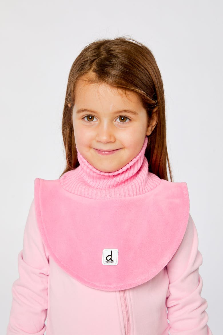 Bib Turtle Fleece Knit & Polar Neckwarmer, Alternate, color, Pink