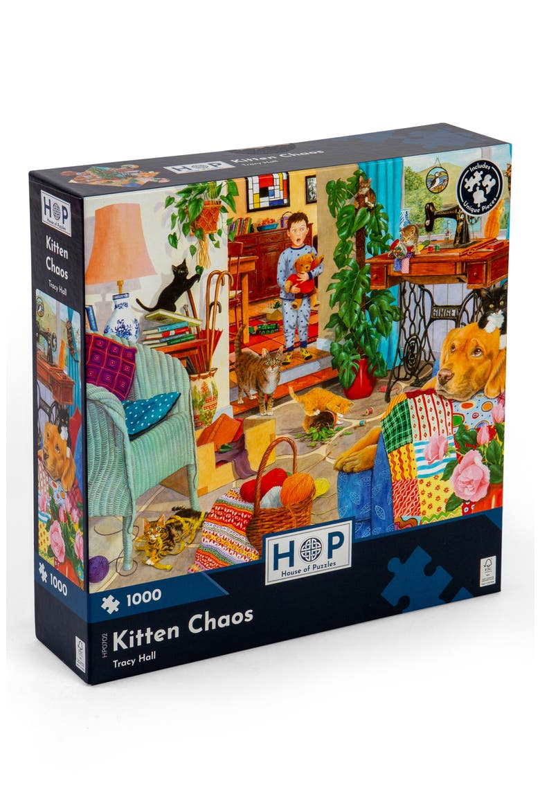 Kitten Chaos 1000-Piece Jigsaw Puzzle, Main, color, NONE