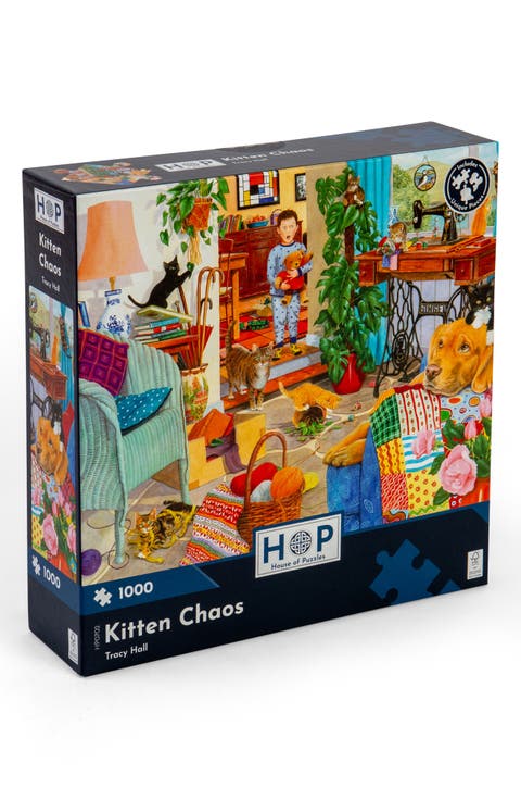 Kitten Chaos 1000-Piece Jigsaw Puzzle