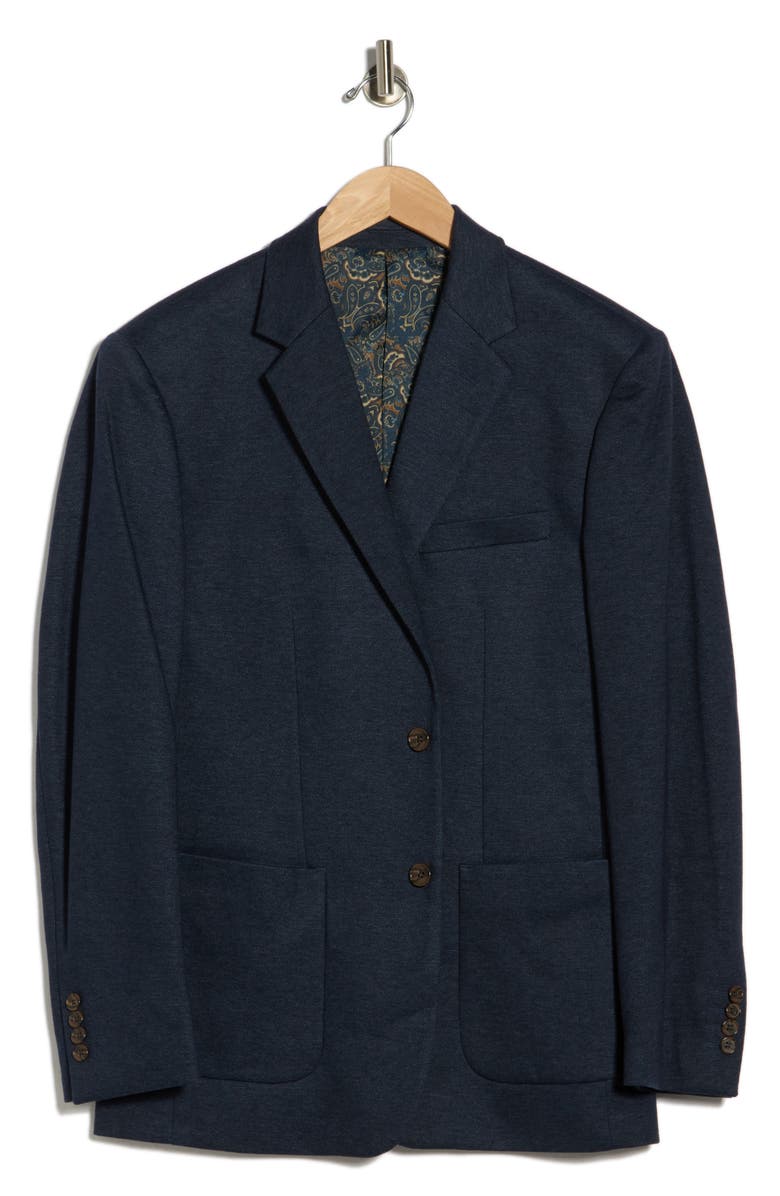 Duchamp Slim Fit Stretch Knit Sport Coat, Alternate, color, Blue
