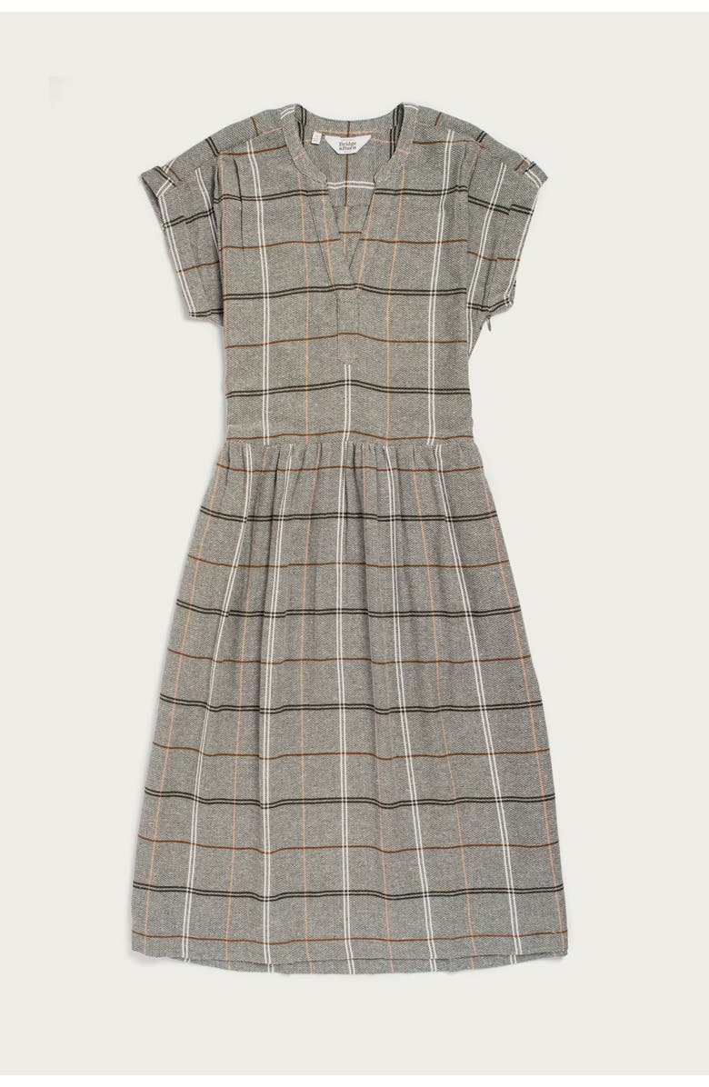 Bridge & Burn Ira Dress, Main, color, Olive Ember Grid