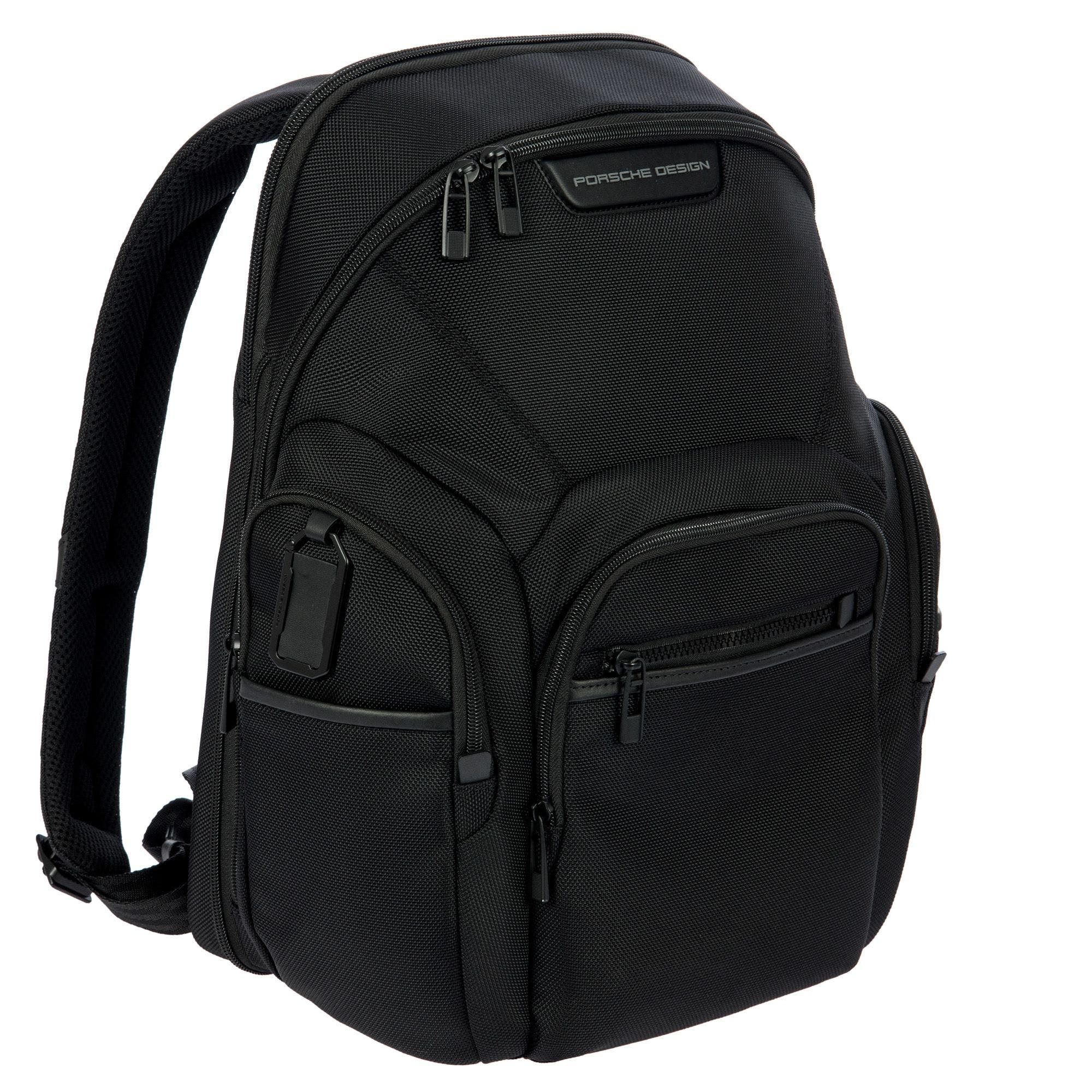 Roadster Nylon Medium Expandable Backpack, Alternate, color, Black