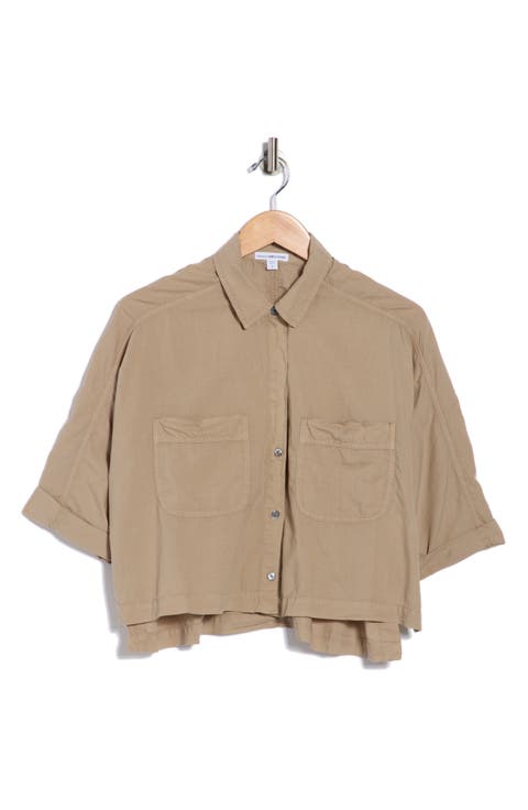 Lawn Cotton Crop Shirt