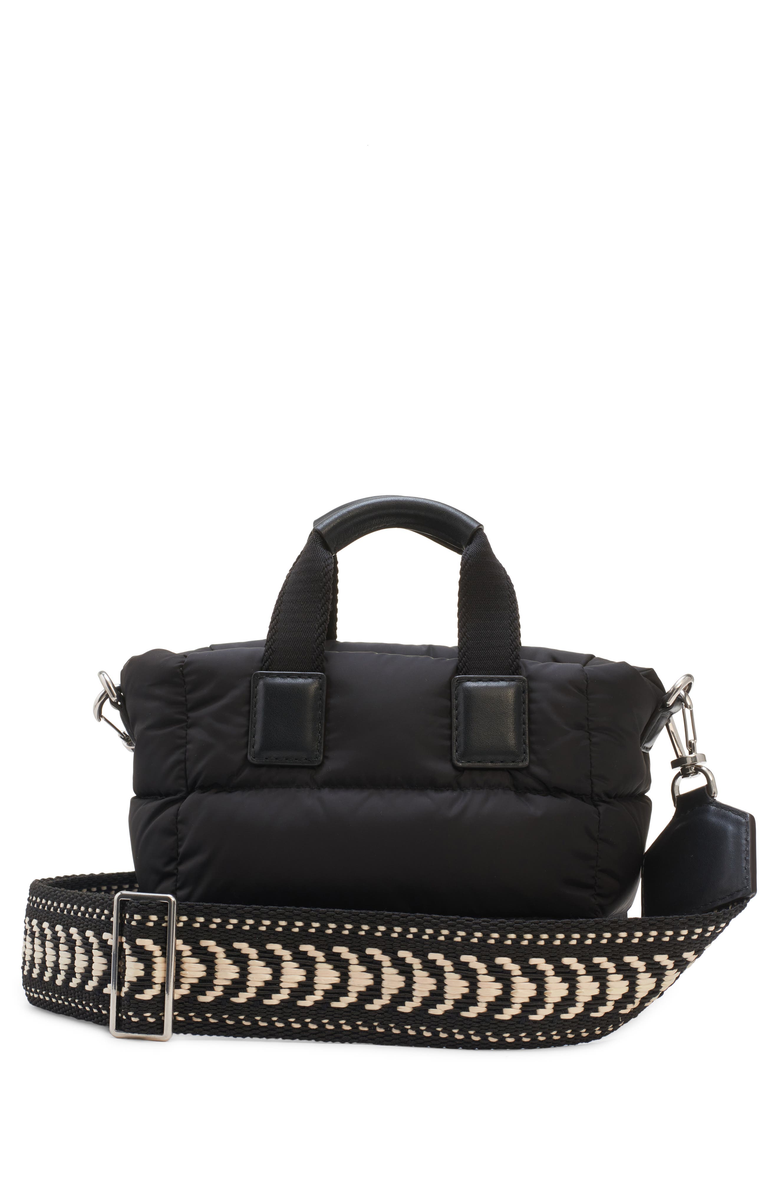 Moncler Micro Caradoc Puffer Crossbody Tote, Alternate, color, 