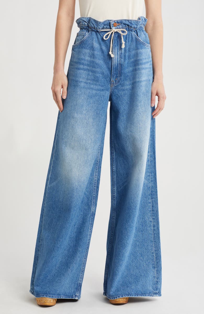 MOTHER The Doggie Bag Wide Leg Jeans, Main, color, 