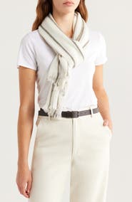 Nordstrom Stripe Cashmere Scarf