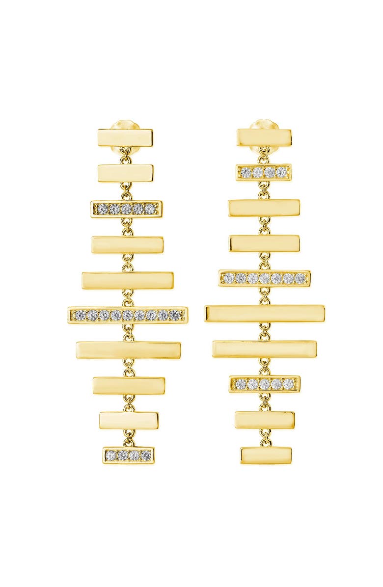 Lucy Quartermaine Wind Chime Earrings, Main, color, Gold