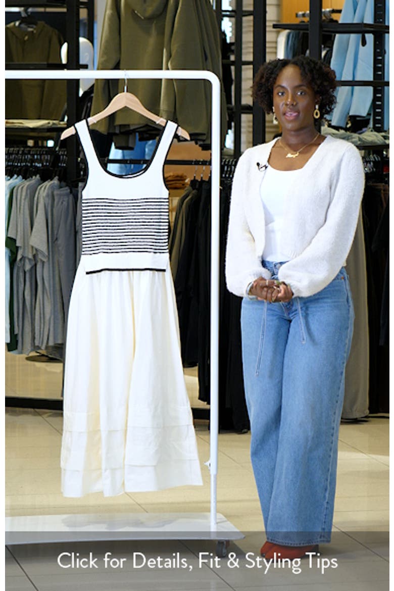 Sleeveless Stripe Maxi Sundress video