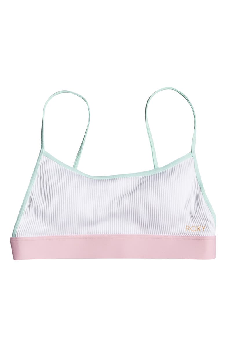 Roxy Pastel Surf Bralette Bikini Top, Alternate, color, 