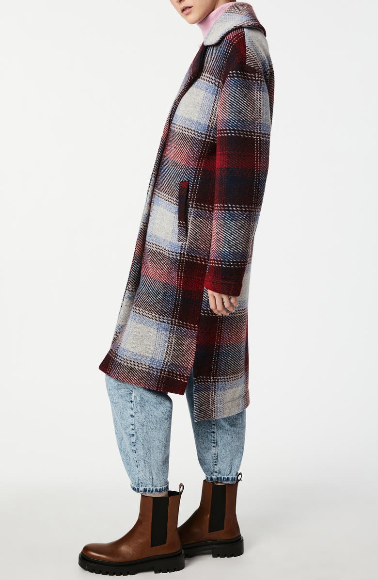 BERNIE Plaid Oversize Coat, Alternate, color,