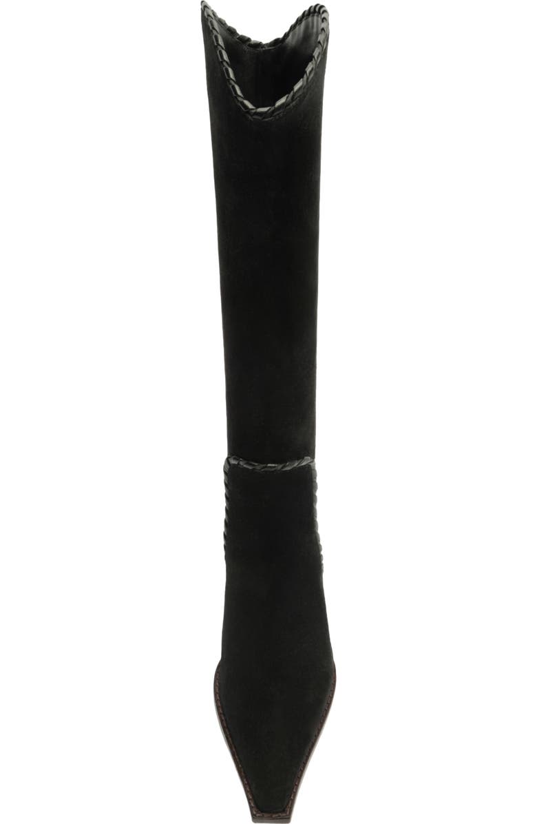 Alexandre Birman Victoria Knee High Saddle Boot, Alternate, color, Black