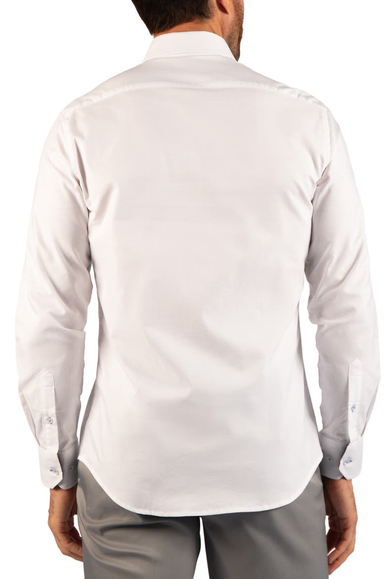 Oxford Cotton Button-Down Shirt, Alternate, color, WHITE