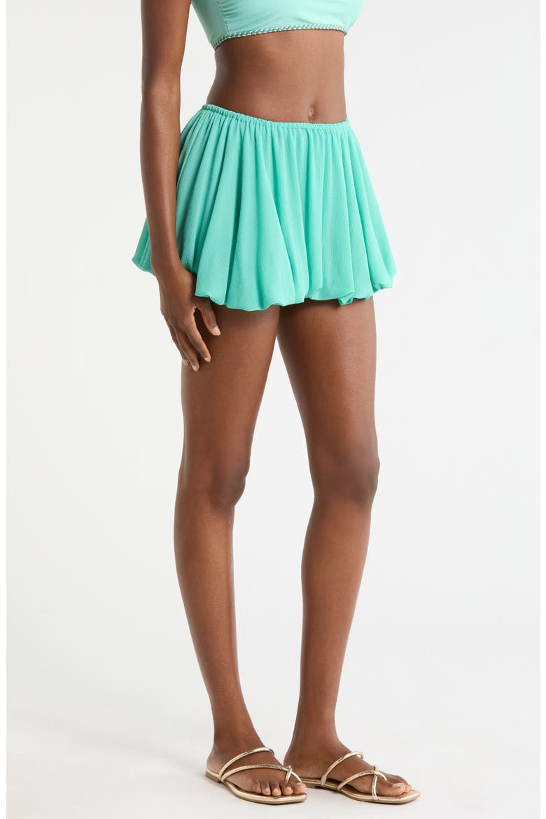 Maddy Skirted Bikini Bottoms, Alternate, color, SEAGLASS