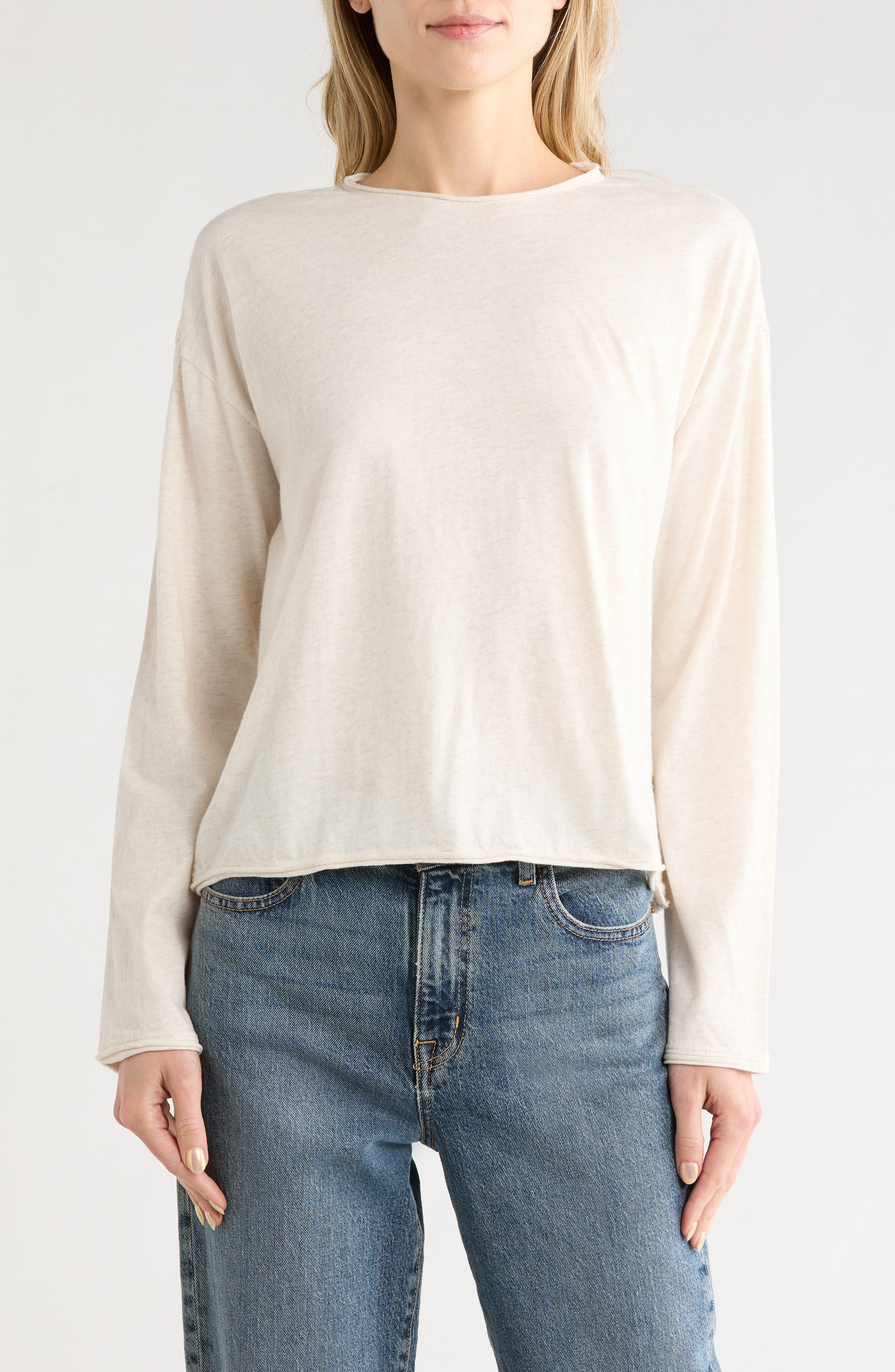 Boxy Long Sleeve T-Shirt