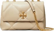 Tory Burch Small Kira Diamond Quilted Convertible Leather Shoulder Bag