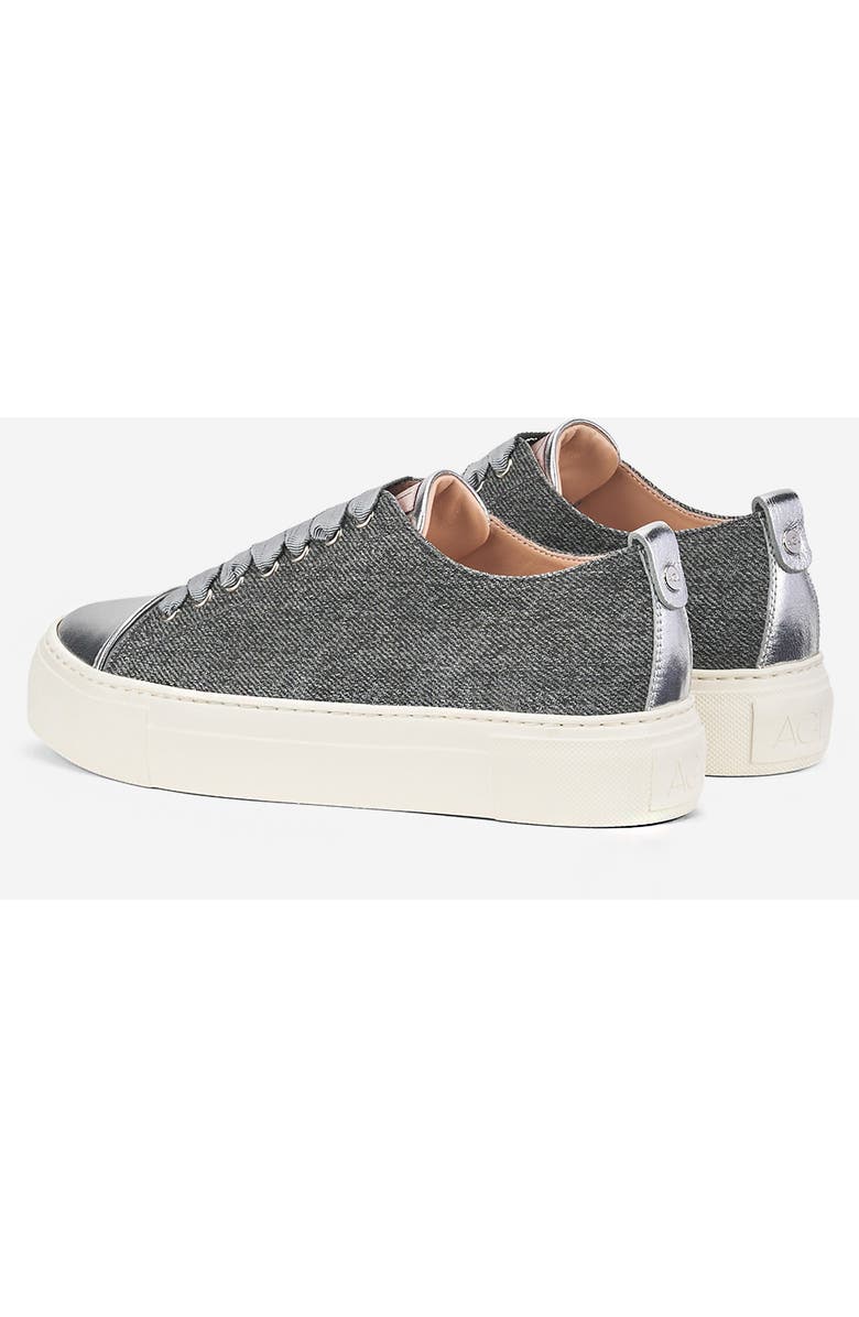 AGL Giuliana denim effect sneaker, Alternate, color, Grey