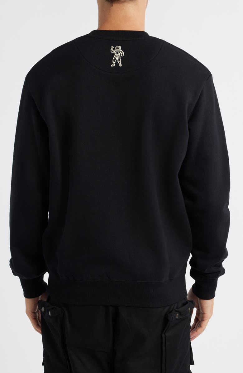 Billionaire Boys Club BB Clubhouse Astronaut Cotton Logo Sweatshirt, Alternate, color, Black