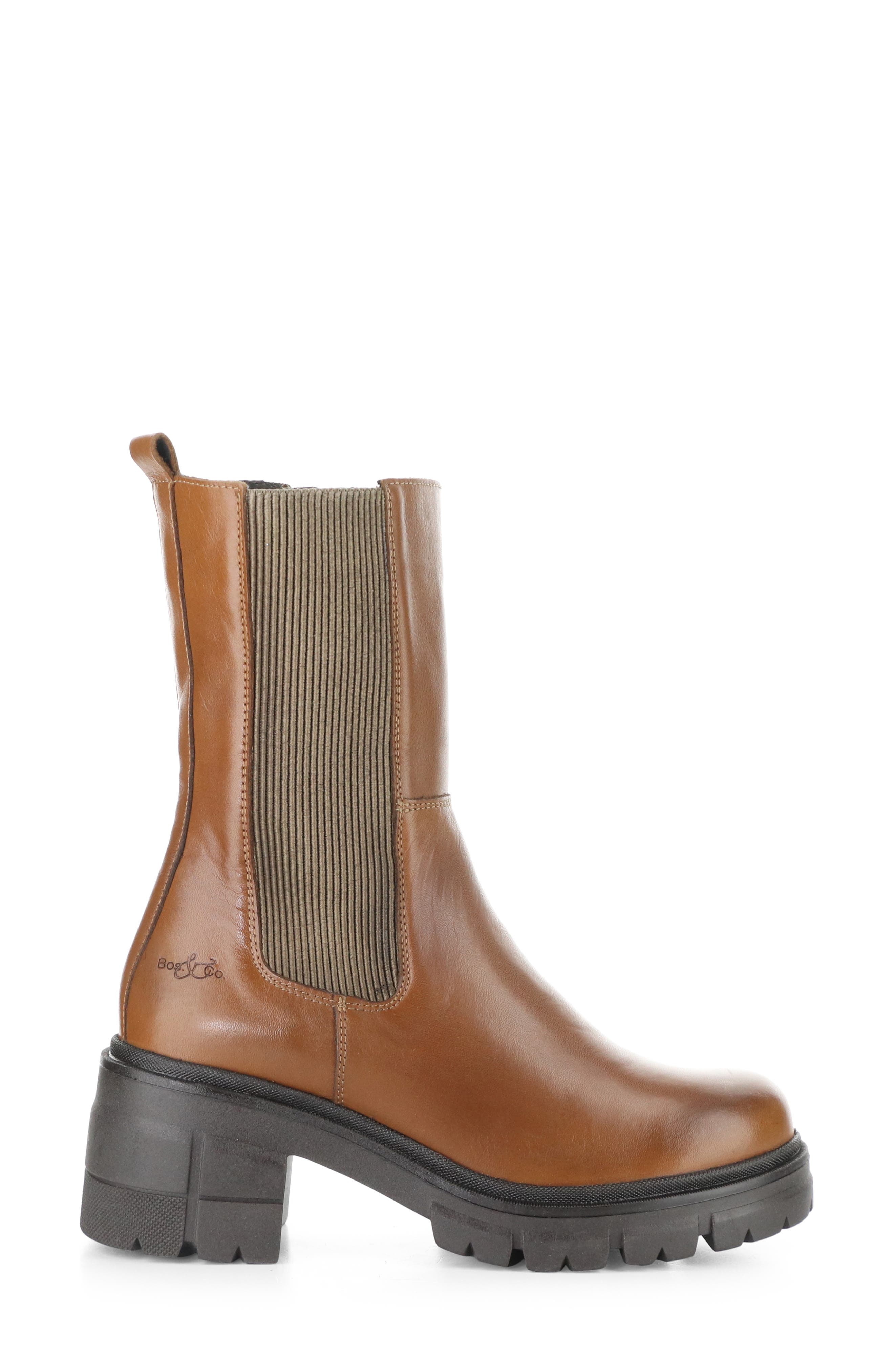 Bos. & Co. Brunas Waterproof Chelsea Boot, Alternate, color, Richtan/ Darkbrown