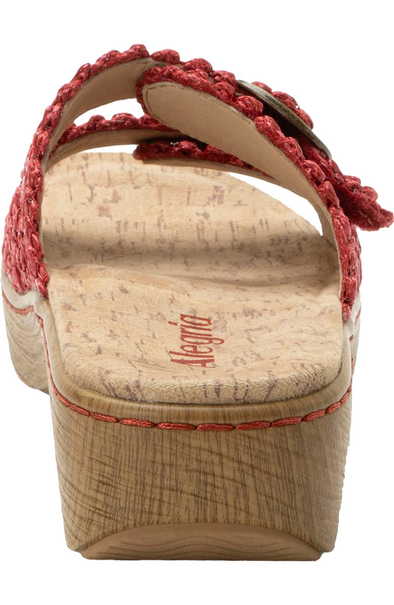 Alegria by PG Lite Oona Platform Slide Sandal, Alternate, color, Red