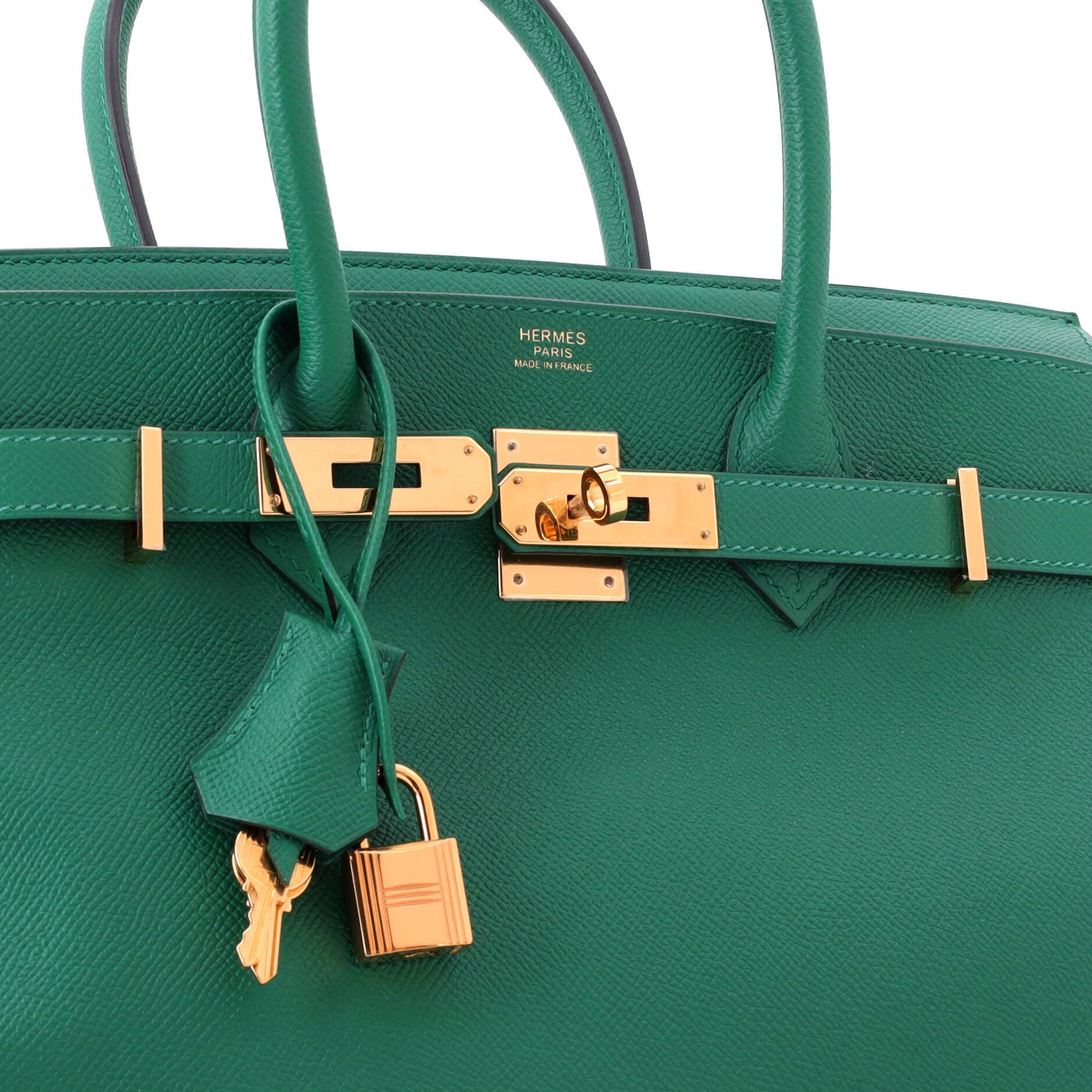 Birkin Handbag Green Epsom with Gold Hardware 30, Alternate, color, Green
