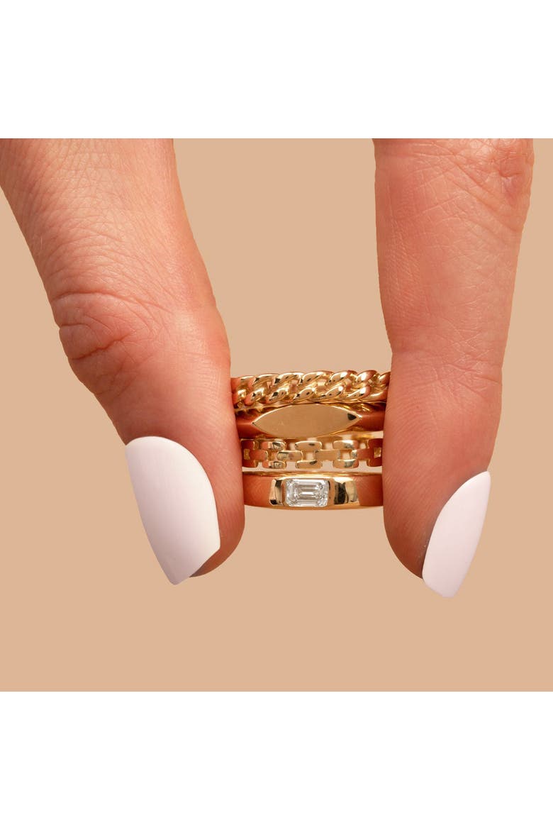 Marquise Signet Ring, Alternate, color, Yellow Gold