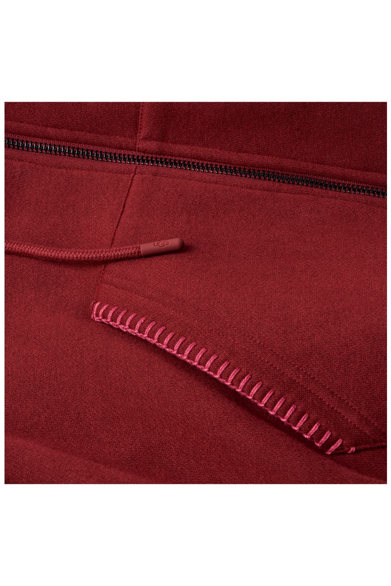 Classic Full Zip Hoodie, Alternate, color, COFFEE BERRY