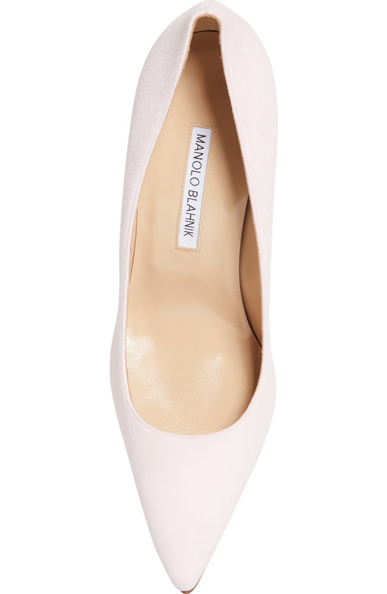 Manolo Blahnik BB Pointed Toe Pump, Alternate, color, Light Pink