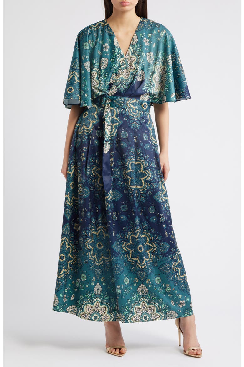 CIEBON Shreya Floral Wrap Dress (Women)
