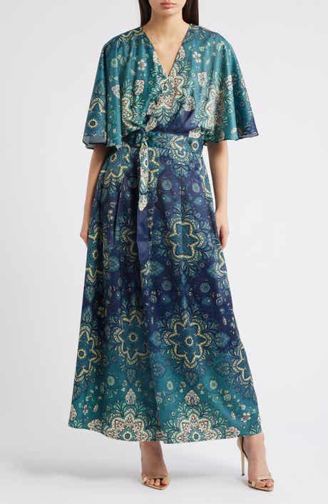 CIEBON Shreya Floral Wrap Dress