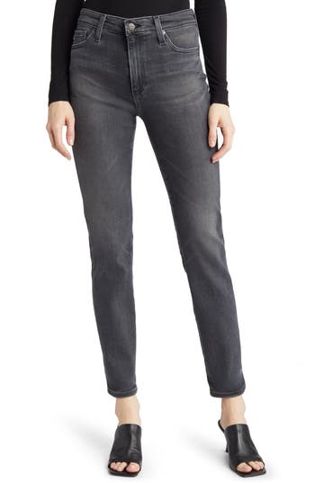 Ag Mari Slim Fit High Waist Straight Leg Jeans In 12 Years Mnetic