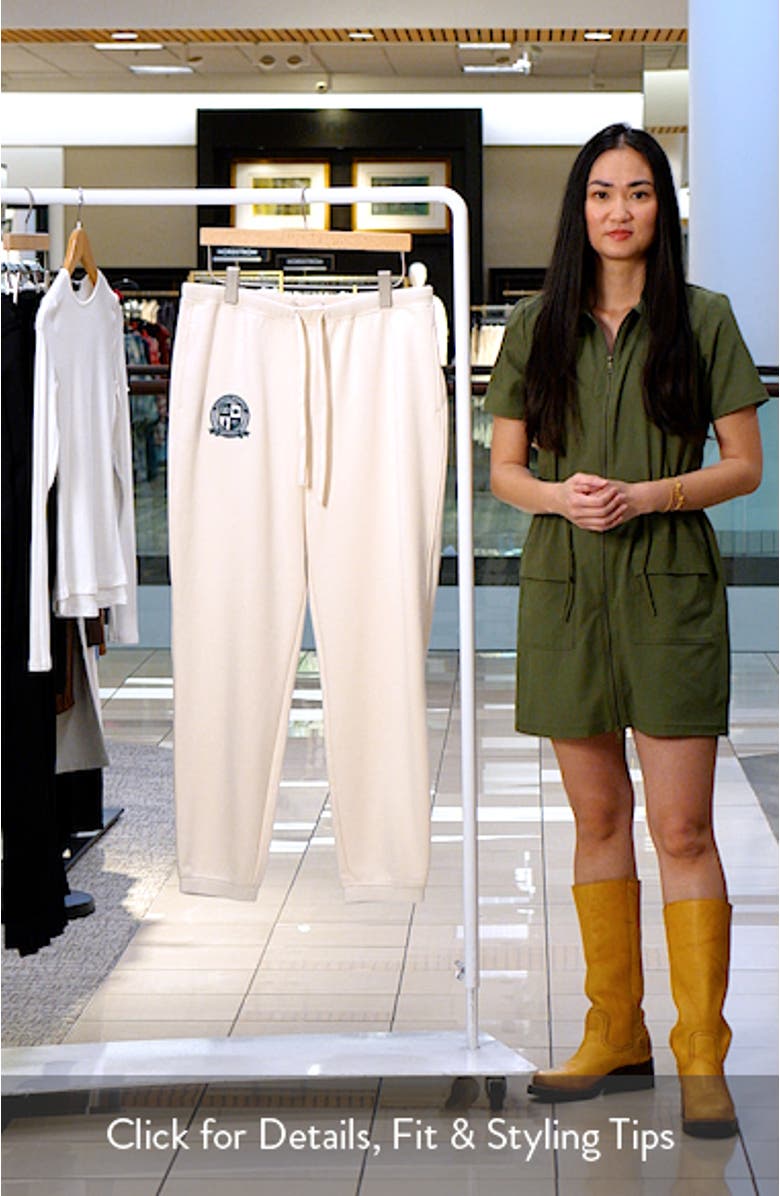 Thr Coaches Cotton Blend Joggers, sales video thumbnail